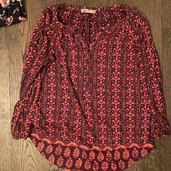 Lot of two boho style shirts good used condition - Picture 5 of 7